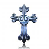 New Hematite Cross Pendant 32x50mm